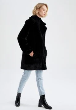 DeFacto Relax Fit - Winterjas - Black -DeFacto b61c2515d1904fa0b97951b190366530