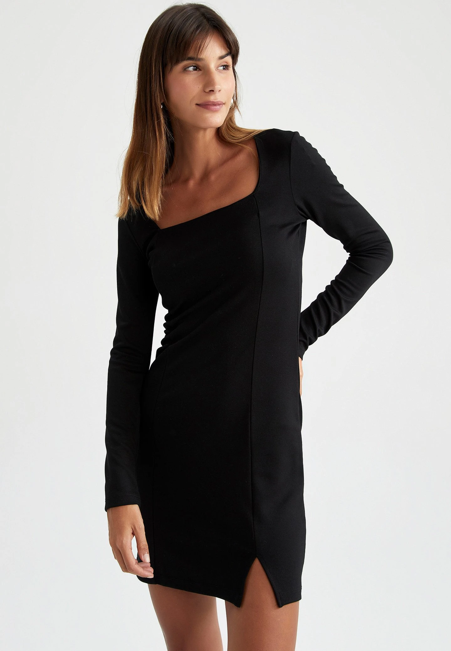 DeFacto Bodycon- Etui-Jurk - Black 3 DeFacto Bodycon- Etui-Jurk - Black