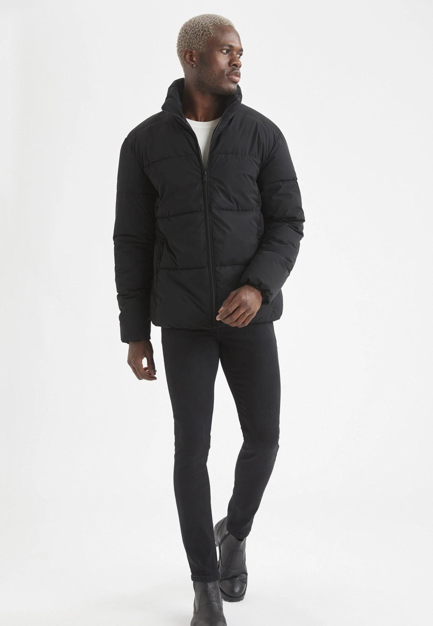 DeFacto Slim Fit - Winterjas - Black 8 DeFacto Slim Fit - Winterjas - Black - Afbeelding 6