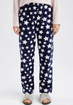 DeFacto Regular Fit - Pyjamabroek - Navy