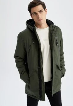 DeFacto Slim Fit- Winterjas - Khaki