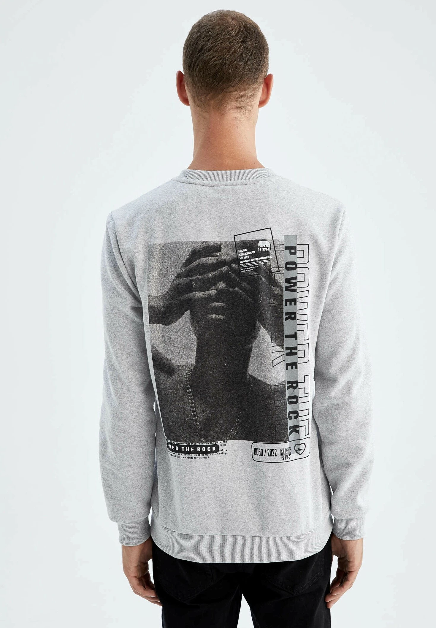 DeFacto Sweater - Grey 3 DeFacto Sweater - Grey