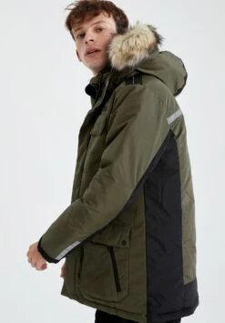 DeFacto Slim Fit - Winterjas - Green 12 DeFacto Slim Fit - Winterjas - Green -DeFacto b834e7eb535f4bcd8801e983a06fd029