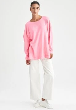 DeFacto Oversize Fit - Trui - Pink