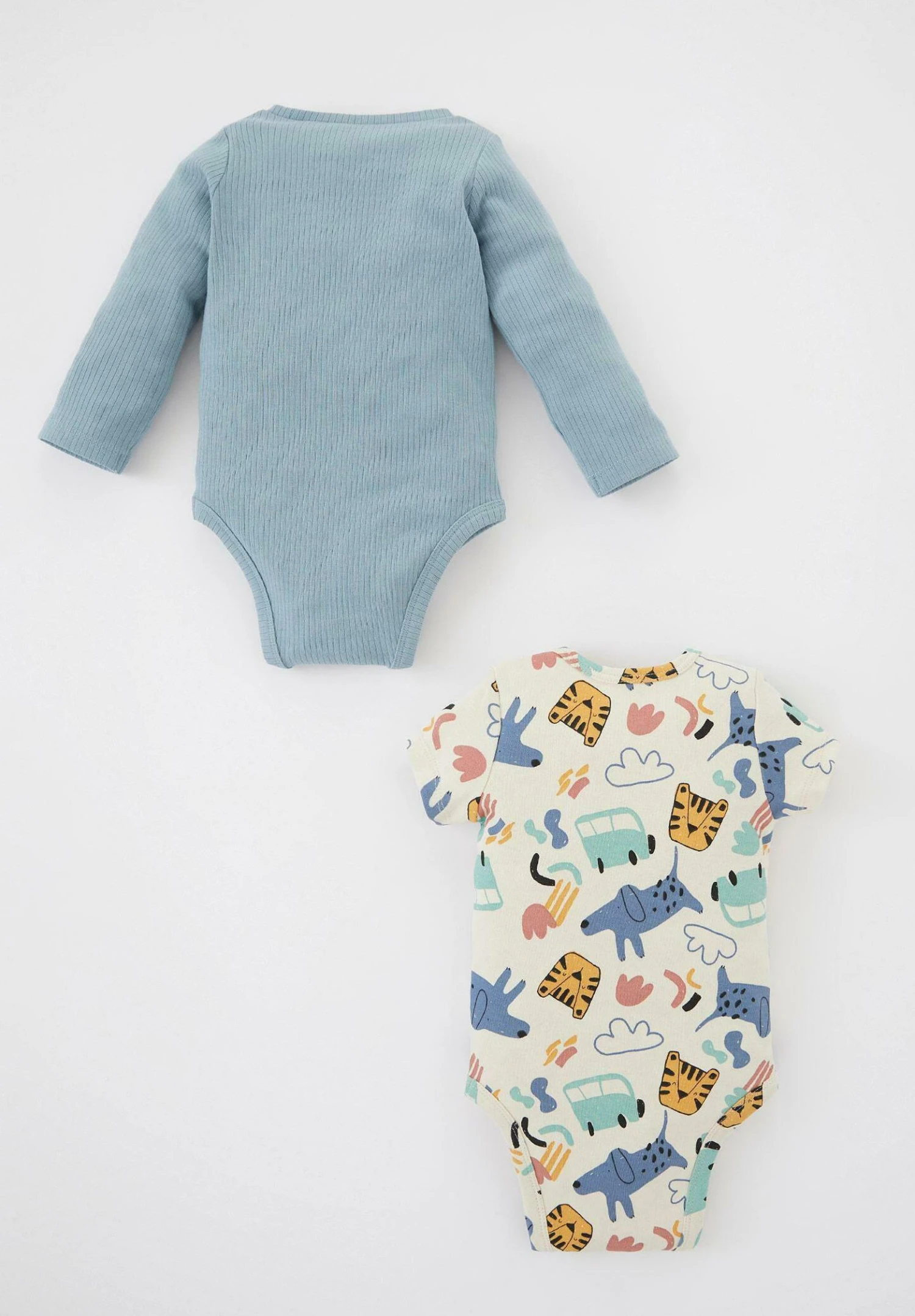 DeFacto 2Pack Regular Fit - Jumpsuit - Ecru 4 DeFacto 2Pack Regular Fit - Jumpsuit - Ecru - Afbeelding 2