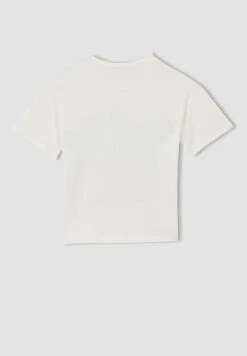 DeFacto Regular Fit - T-Shirt Print - White 6 DeFacto Regular Fit - T-Shirt Print - White -DeFacto b8b33ad19814415599dd620a710e37af