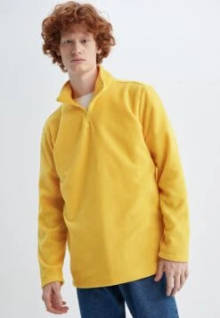 DeFacto Fleece Trui - Yellow