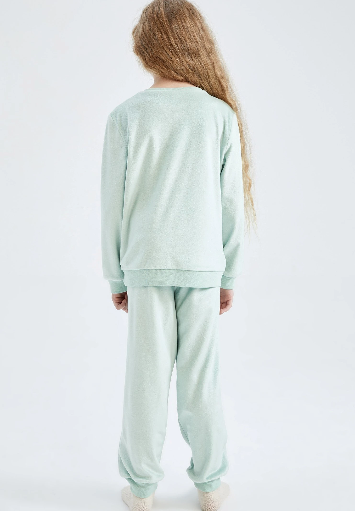 DeFacto Regular Fit - Pyjama - Turquoise 5 DeFacto Regular Fit - Pyjama - Turquoise - Afbeelding 3