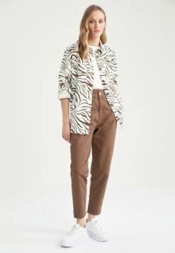 DeFacto Oversize Fit - Overhemdblouse - Brown -DeFacto ba6885bc89bc483bb35dff570c662e4e