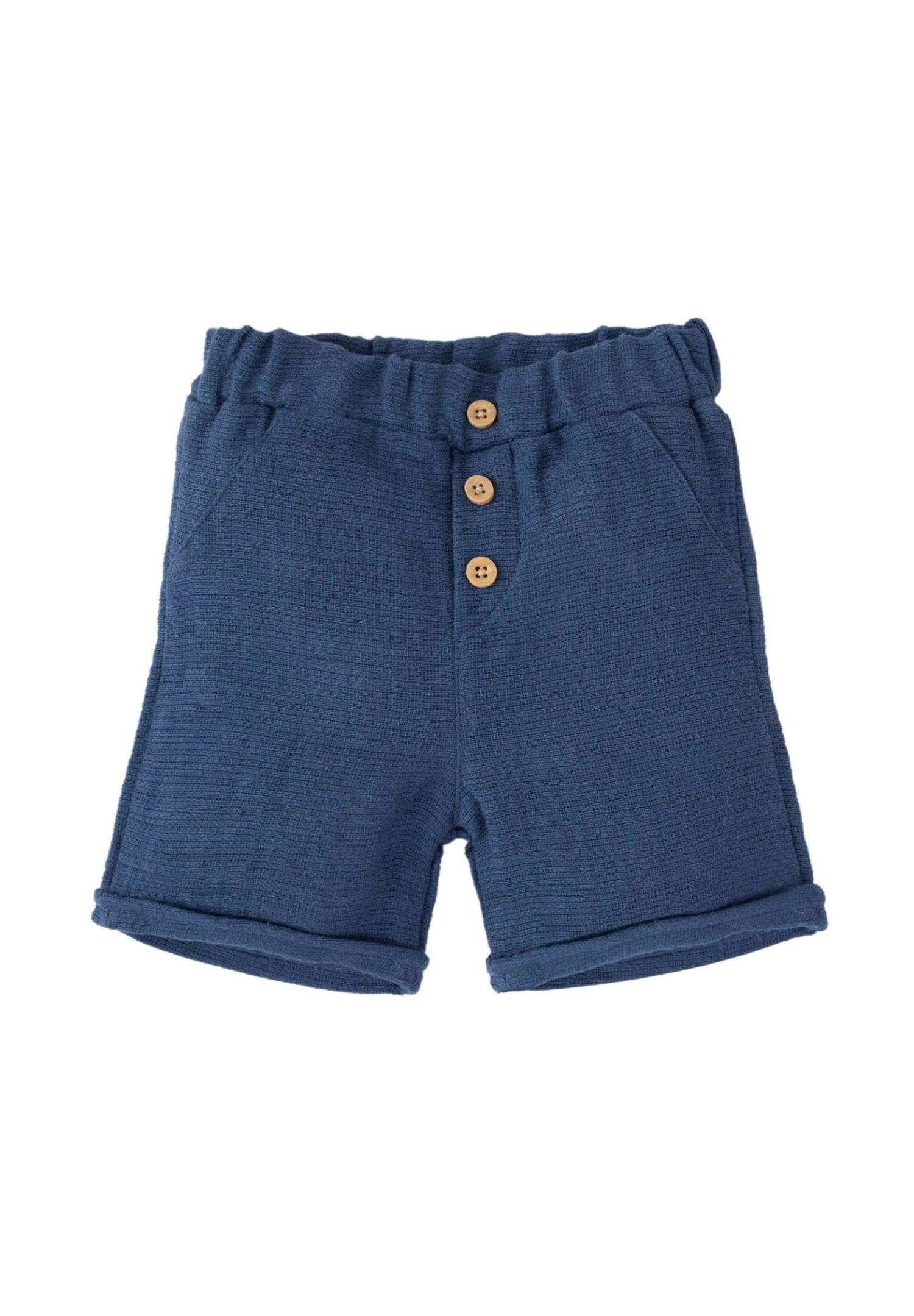 DeFacto Regular Fit- Shorts - Blue 3 DeFacto Regular Fit- Shorts - Blue