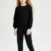 DeFacto Sweater - Black -DeFacto bb918590edda4266819a88b44bd9ed81