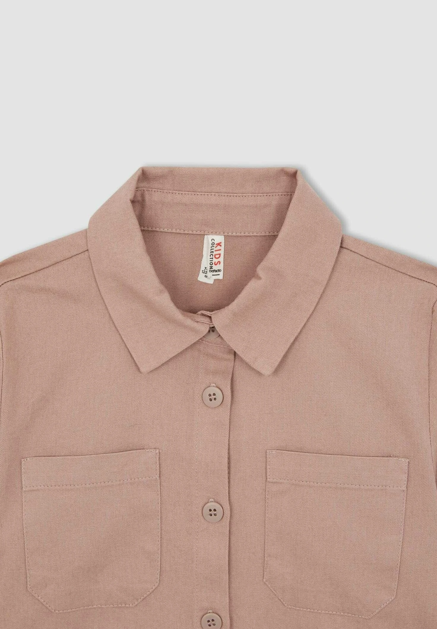 DeFacto Cropped Fit- Overhemdblouse - Bordeaux 3 DeFacto Cropped Fit- Overhemdblouse - Bordeaux