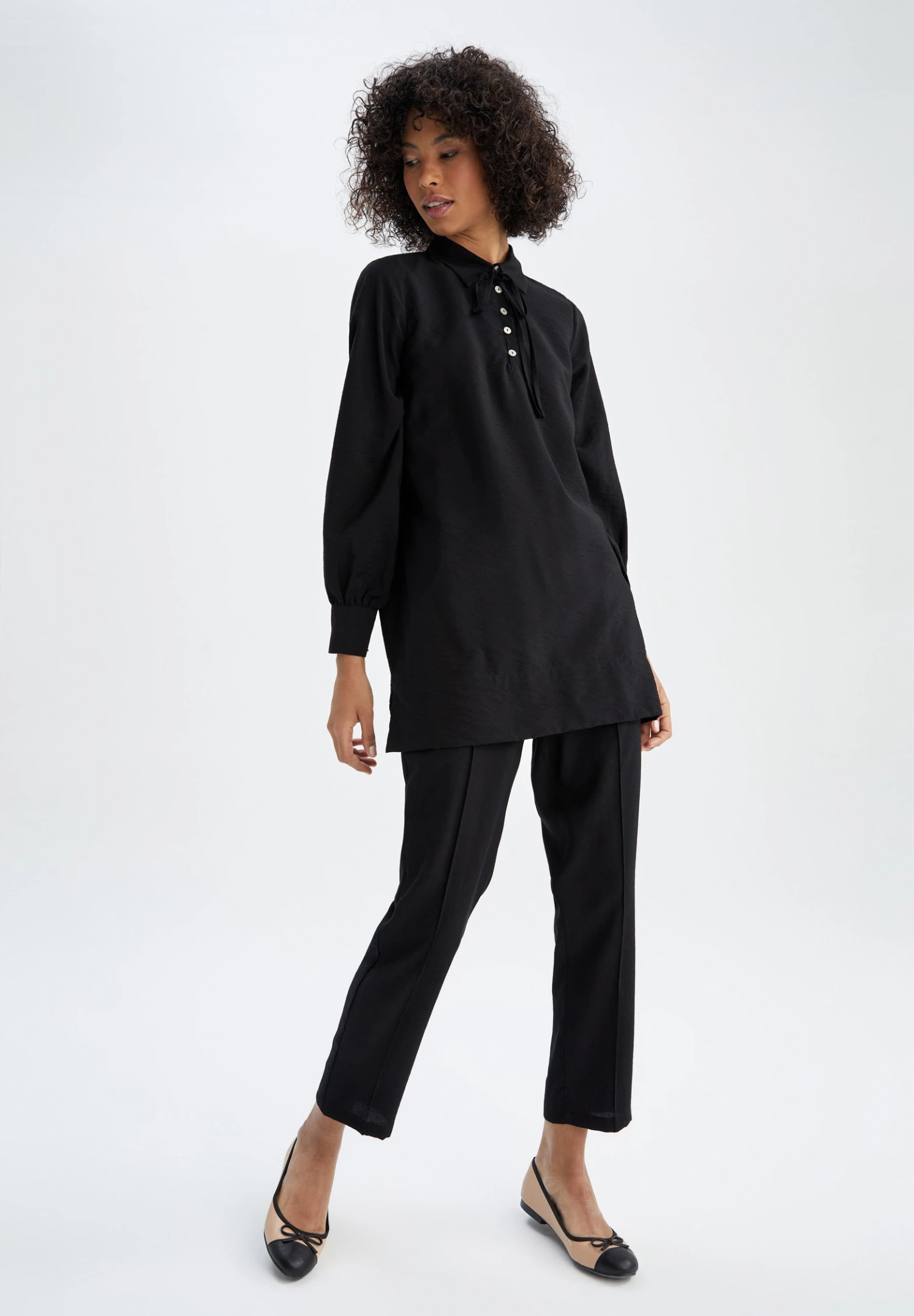 DeFacto Blouse - Black 4 DeFacto Blouse - Black - Afbeelding 2