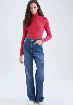 DeFacto Slim Fit - Trui - Pink -DeFacto be51153de09a4d508be53187961a8c33