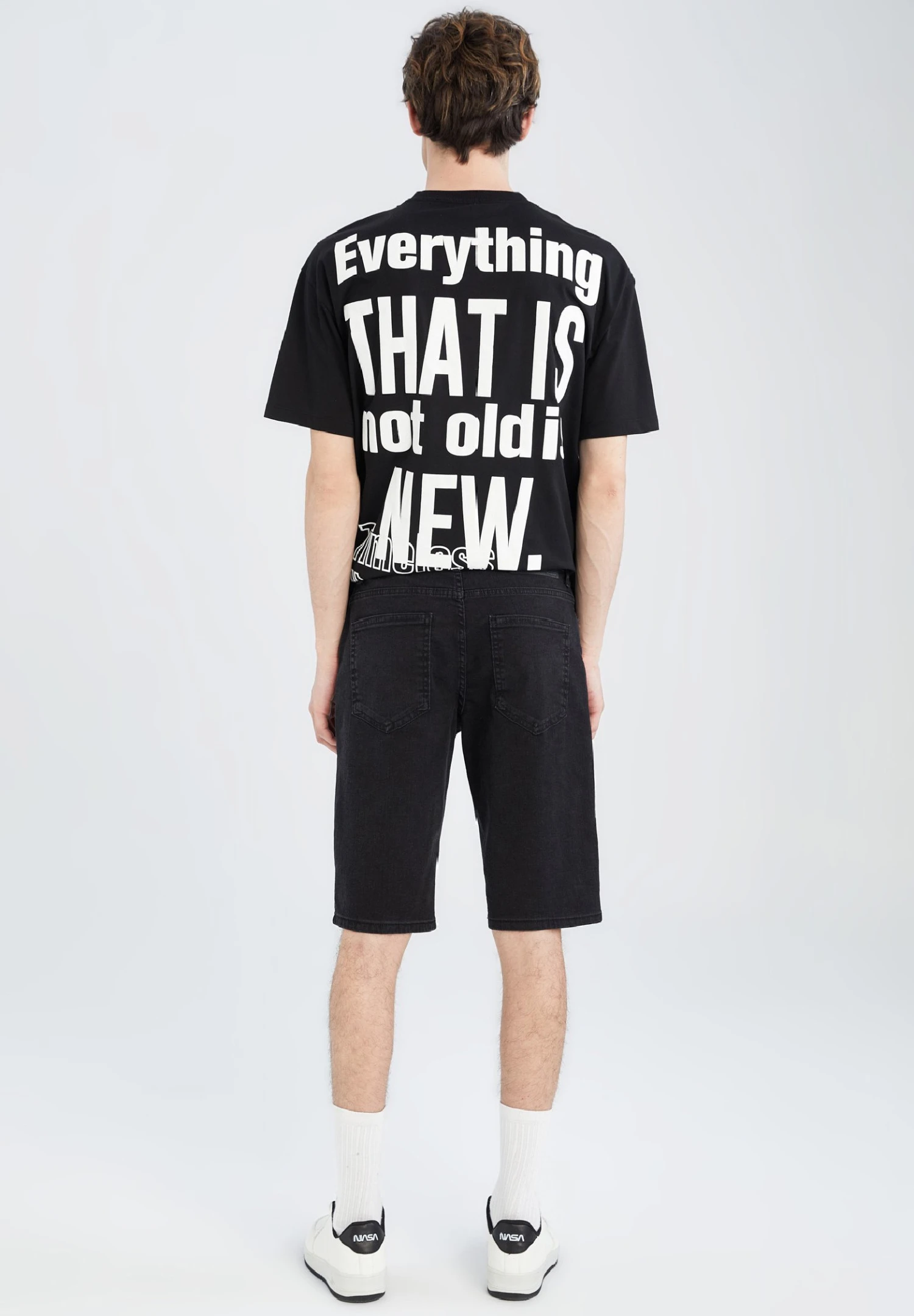 DeFacto Jeansshort - Black 5 DeFacto Jeansshort - Black - Afbeelding 3