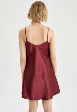 DeFacto Regular Fit - Nachtjapon - Bordeaux -DeFacto bed9c718a3b743fcb9d3e8d055cfb5d0