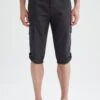 DeFacto Regular Fit- Shorts - Anthracite -DeFacto beef99b7e7b34a16b48e9e0837b02183