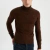 DeFacto Slim Fit- Trui - Brown 2 DeFacto Slim Fit- Trui - Brown -DeFacto bf0557ae81b54c3d9a01c2b7a3a7c8b0
