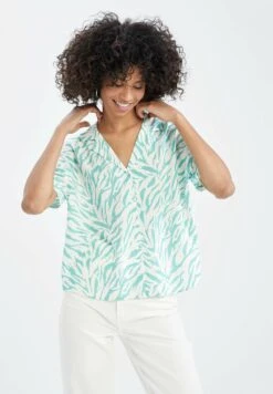 DeFacto Overhemdblouse - Turquoise