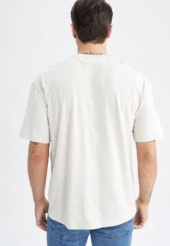 DeFacto T-Shirt Basic - Beige 7 DeFacto T-Shirt Basic - Beige -DeFacto bf701c25cdf54b5caf74c2bbb829a6ca
