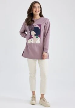 DeFacto Relax Fit- Sweater - Bordeaux 6 DeFacto Relax Fit- Sweater - Bordeaux -DeFacto bff7b3dabe804457ab2f28bcf6ac6c07