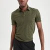 DeFacto Modern Fit- Poloshirt - Khaki 2 DeFacto Modern Fit- Poloshirt - Khaki -DeFacto c02b8a5ff0054b0b99871f6650853264