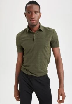 DeFacto Modern Fit- Poloshirt - Khaki