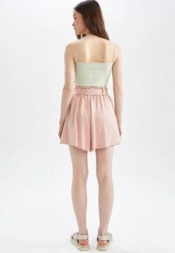 DeFacto Relax Fit - Shorts - Pink -DeFacto c03b67dd502542b9ac540bf2b60e70d0