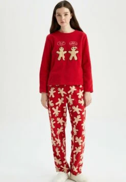 DeFacto 2 Set Regular Fit - Pyjama - Red