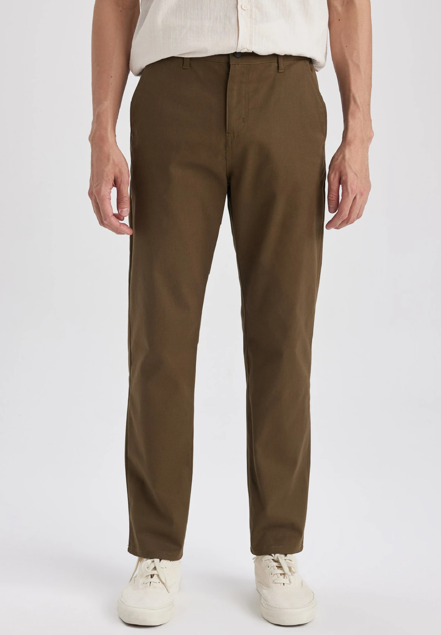 DeFacto New Regular Fit - Chino - Khaki 3 DeFacto New Regular Fit - Chino - Khaki