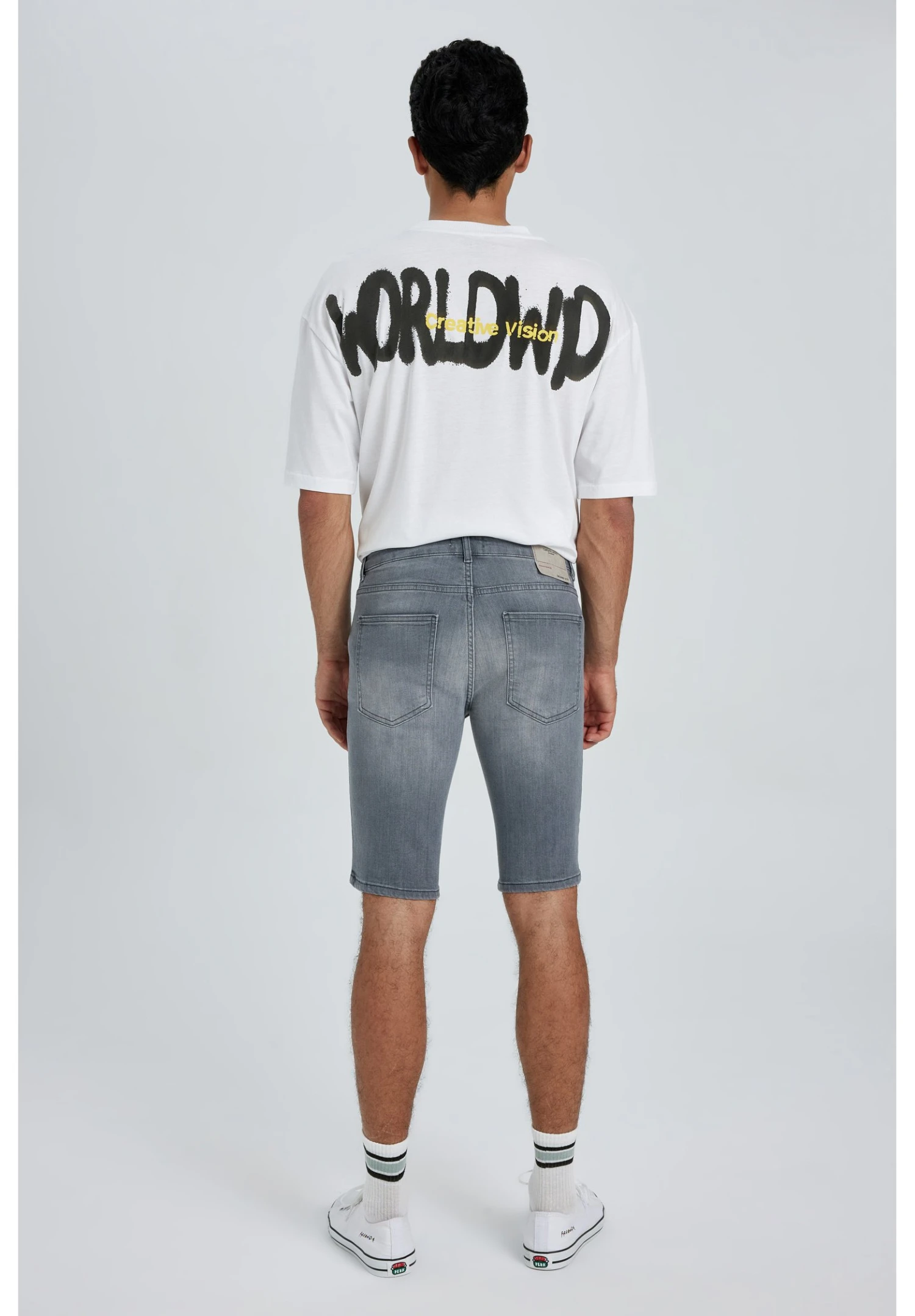 DeFacto Jeansshort - Grey 5 DeFacto Jeansshort - Grey - Afbeelding 3