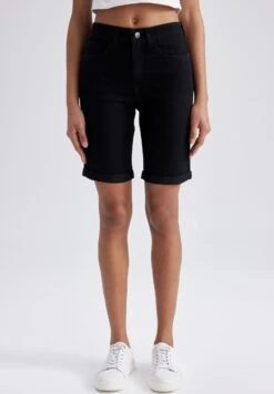 DeFacto Bermuda - Jeansshort - Black