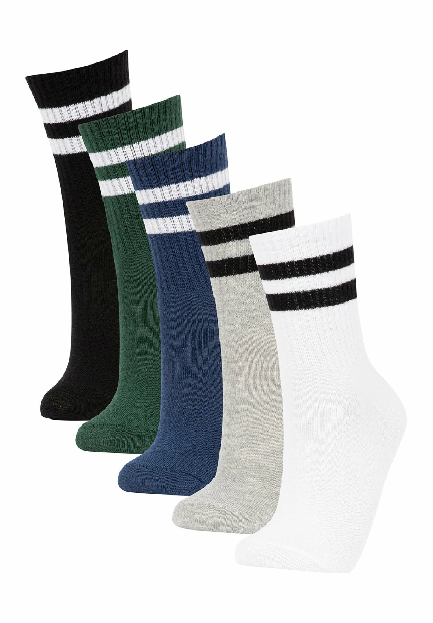 DeFacto 5Pack High Cut - Sokken - Karma 3 DeFacto 5Pack High Cut - Sokken - Karma