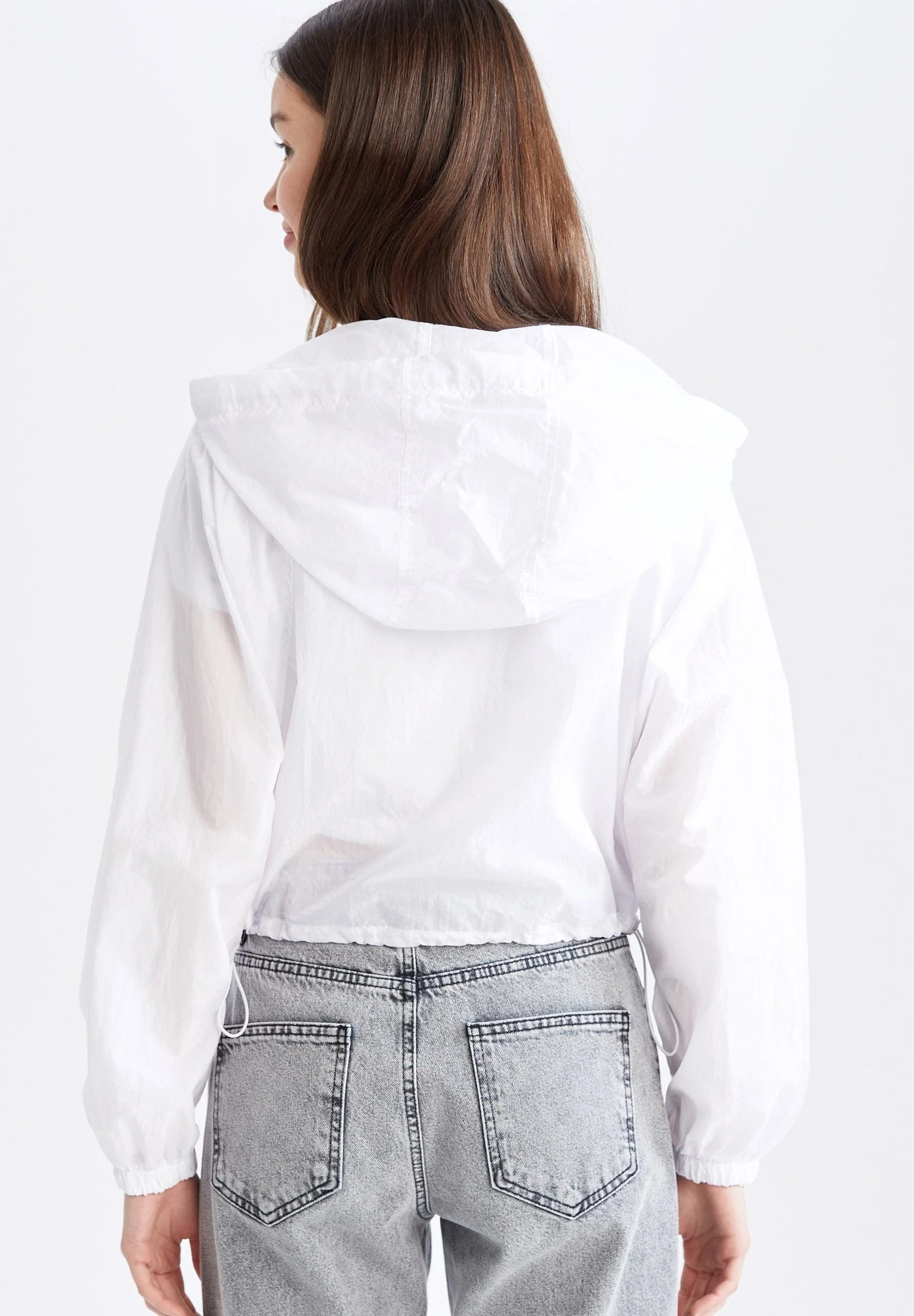 DeFacto Regular Fit- Lichte Jas - White 5 DeFacto Regular Fit- Lichte Jas - White - Afbeelding 3