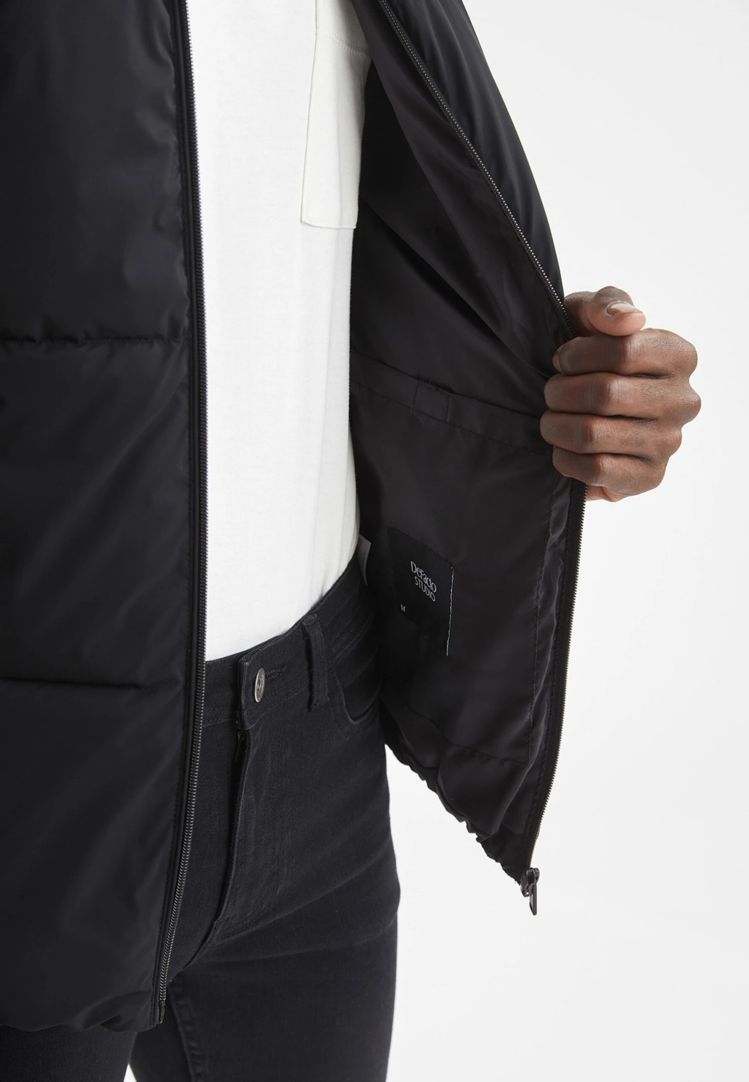 DeFacto Slim Fit - Winterjas - Black 6 DeFacto Slim Fit - Winterjas - Black - Afbeelding 4