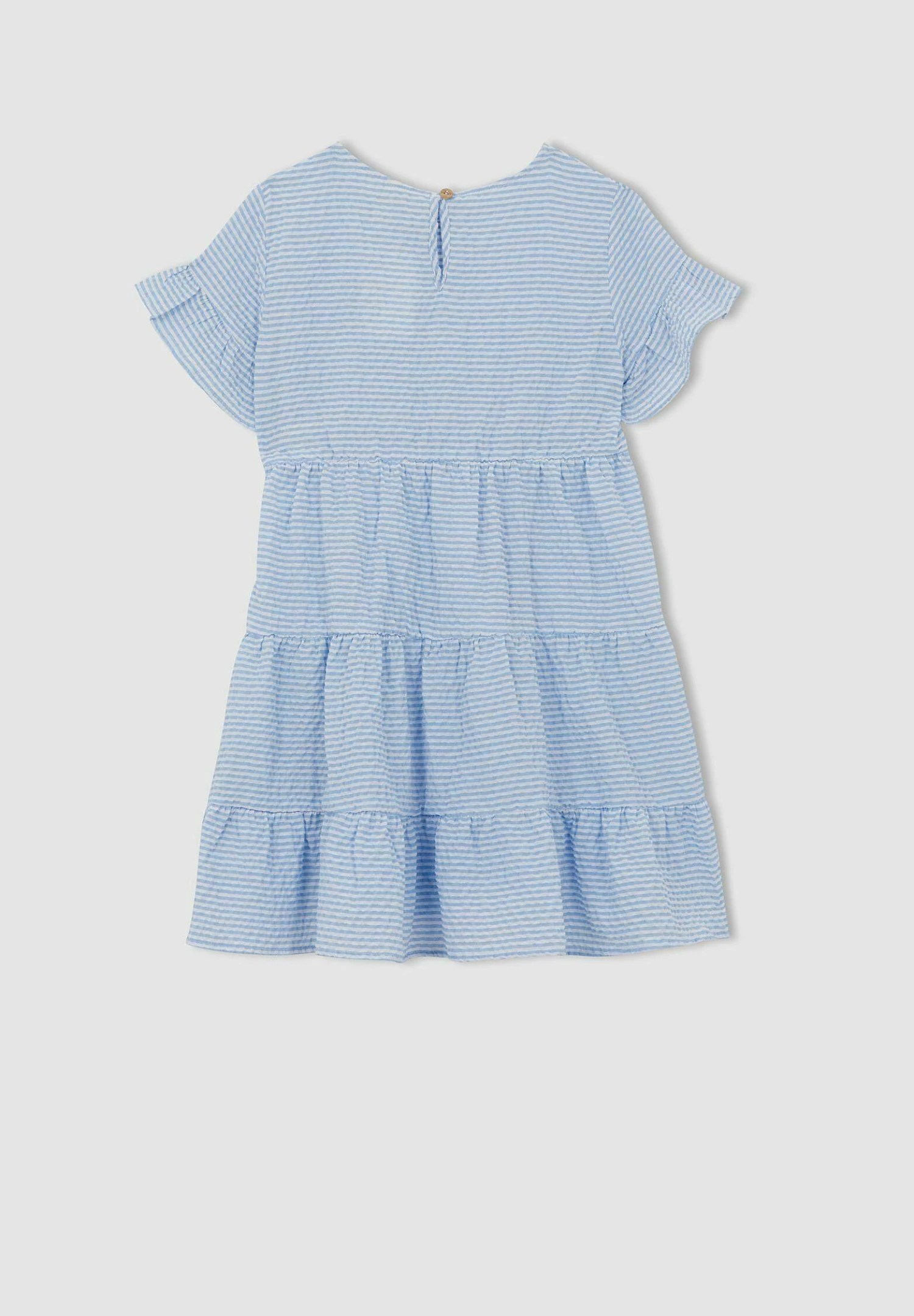 DeFacto Regular Fit - Jurk - Blue 4 DeFacto Regular Fit - Jurk - Blue - Afbeelding 2