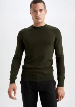 DeFacto Regular Fit - Trui - Green