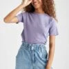 DeFacto Fitted - T-Shirt Basic - Purple 2 DeFacto Fitted - T-Shirt Basic - Purple -DeFacto c385343a832f404a933207a67a10f5f6