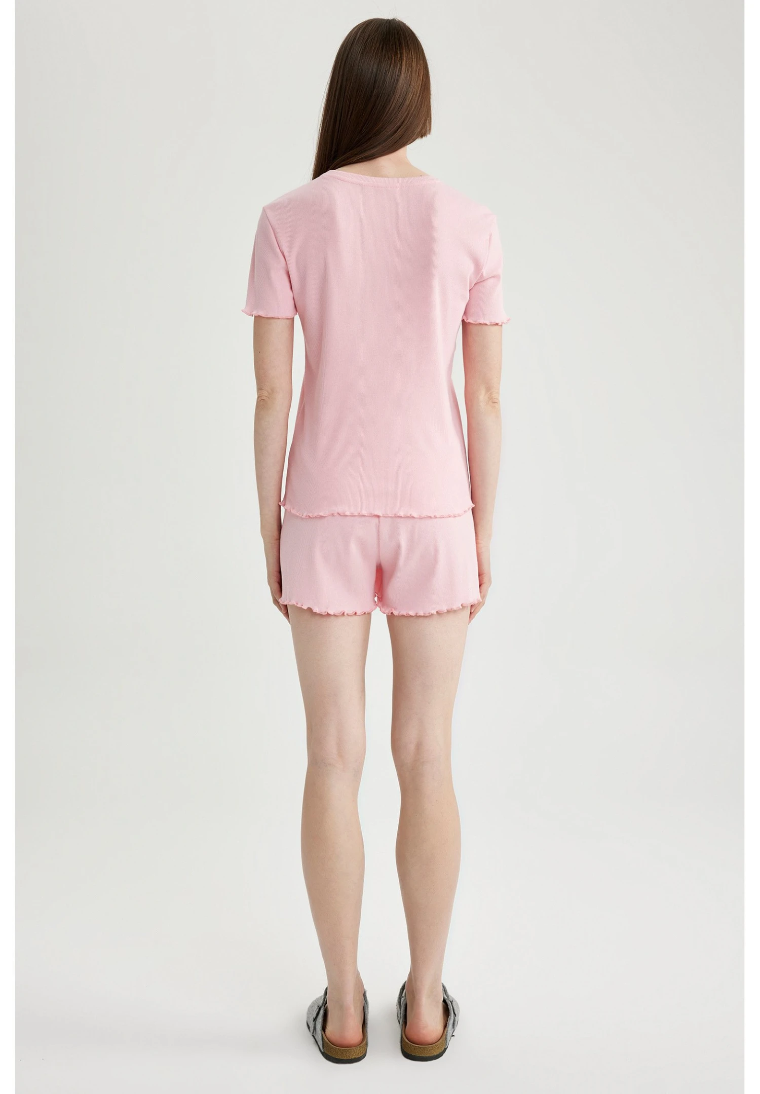 DeFacto Set Regular Fit - Pyjama - Pink 5 DeFacto Set Regular Fit - Pyjama - Pink - Afbeelding 3