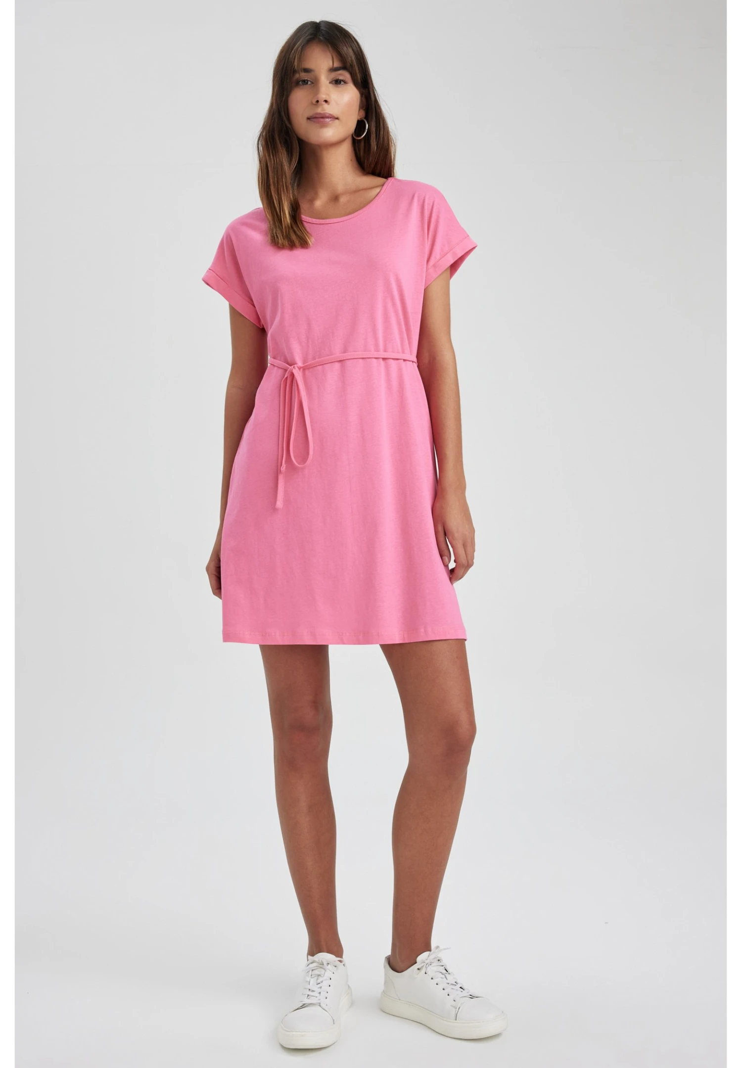 DeFacto A Line - Jerseyjurk - Pink 3 DeFacto A Line - Jerseyjurk - Pink