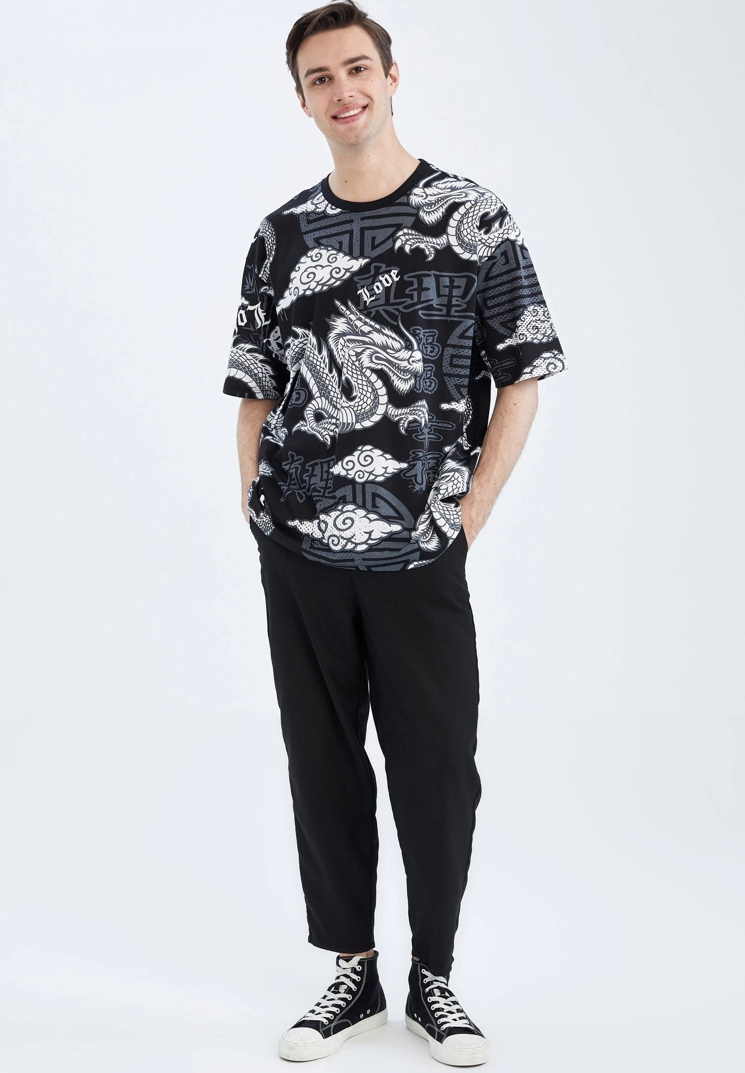 DeFacto Chino - Black 4 DeFacto Chino - Black - Afbeelding 2