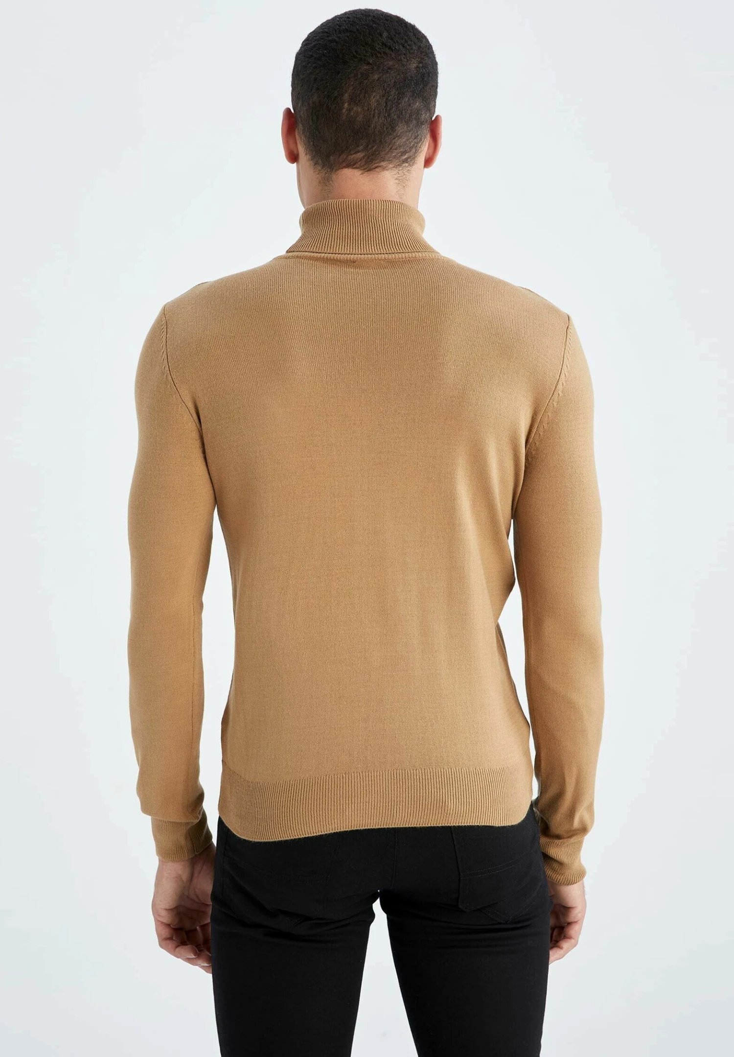 DeFacto Slim Fit- Trui - Beige 5 DeFacto Slim Fit- Trui - Beige - Afbeelding 3