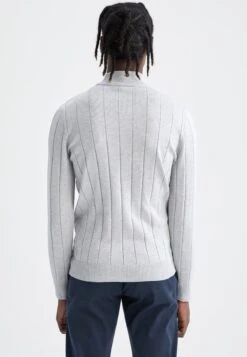 DeFacto Slim Fit - Trui - Grey 7 DeFacto Slim Fit - Trui - Grey -DeFacto c59415f7d7904f1b83976b4ddaad6839