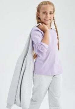 DeFacto Regular Fit - Longsleeve - Purple 12 DeFacto Regular Fit - Longsleeve - Purple -DeFacto c59a54deeb094eb8810d549e44f0fe80