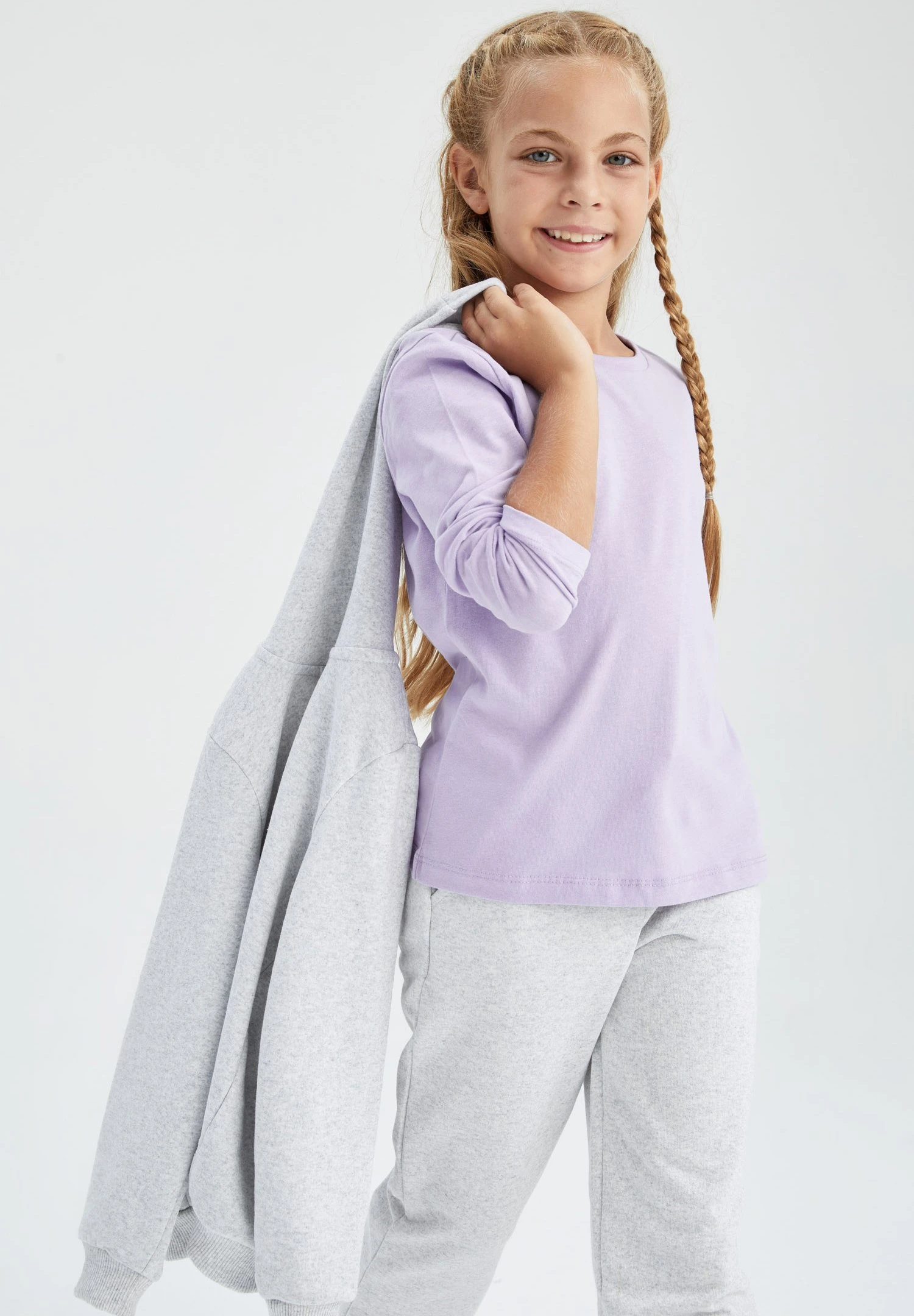 DeFacto Regular Fit - Longsleeve - Purple 6 DeFacto Regular Fit - Longsleeve - Purple - Afbeelding 4