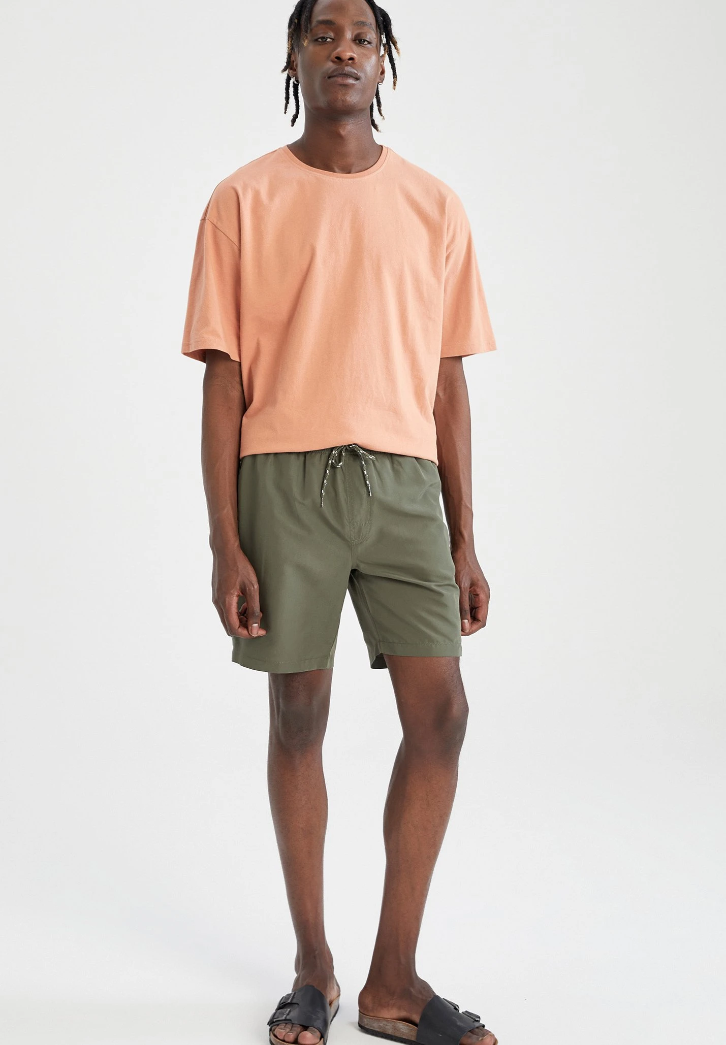 DeFacto Nathan - Zwemshorts - Khaki 4 DeFacto Nathan - Zwemshorts - Khaki - Afbeelding 2