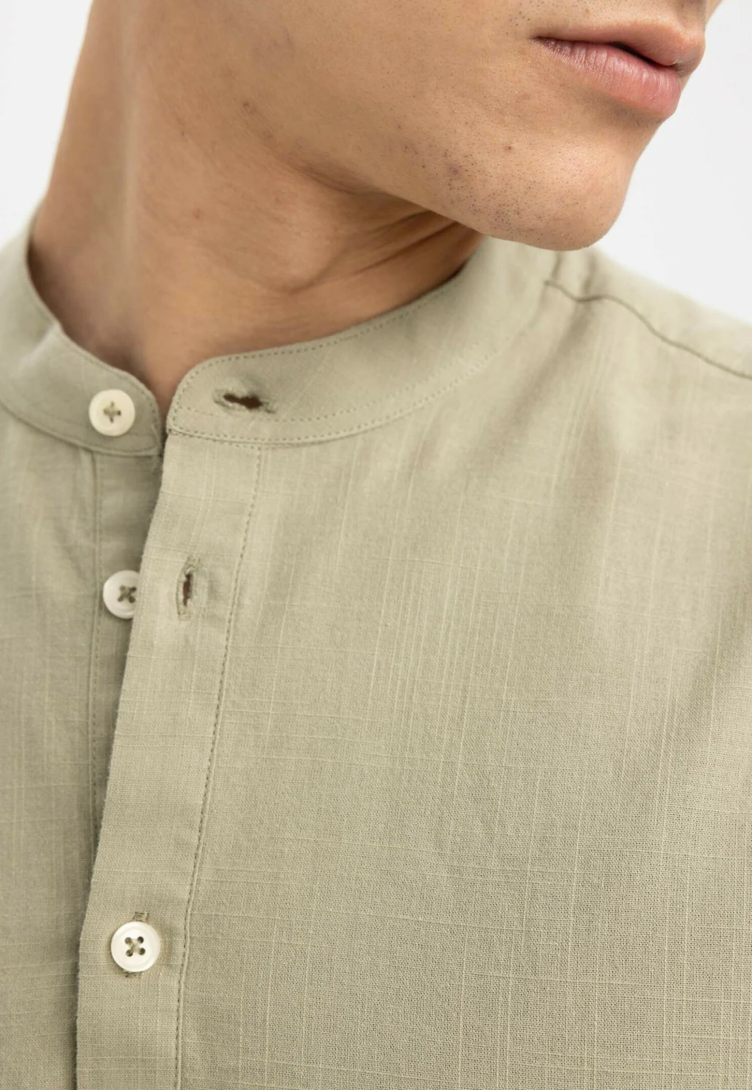 DeFacto Overhemd - Khaki 6 DeFacto Overhemd - Khaki - Afbeelding 4