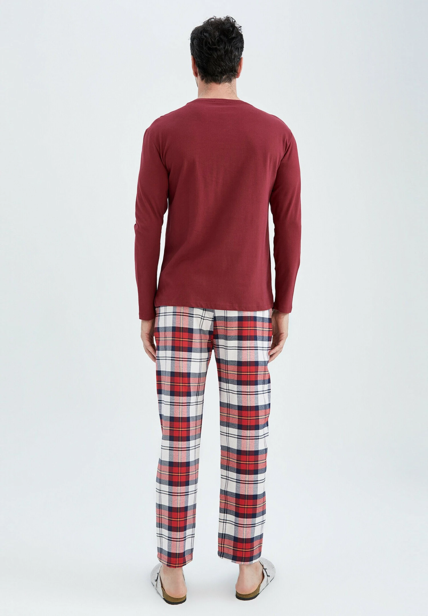 DeFacto Set Regular Fit - Pyjama - Bordeaux 4 DeFacto Set Regular Fit - Pyjama - Bordeaux - Afbeelding 2