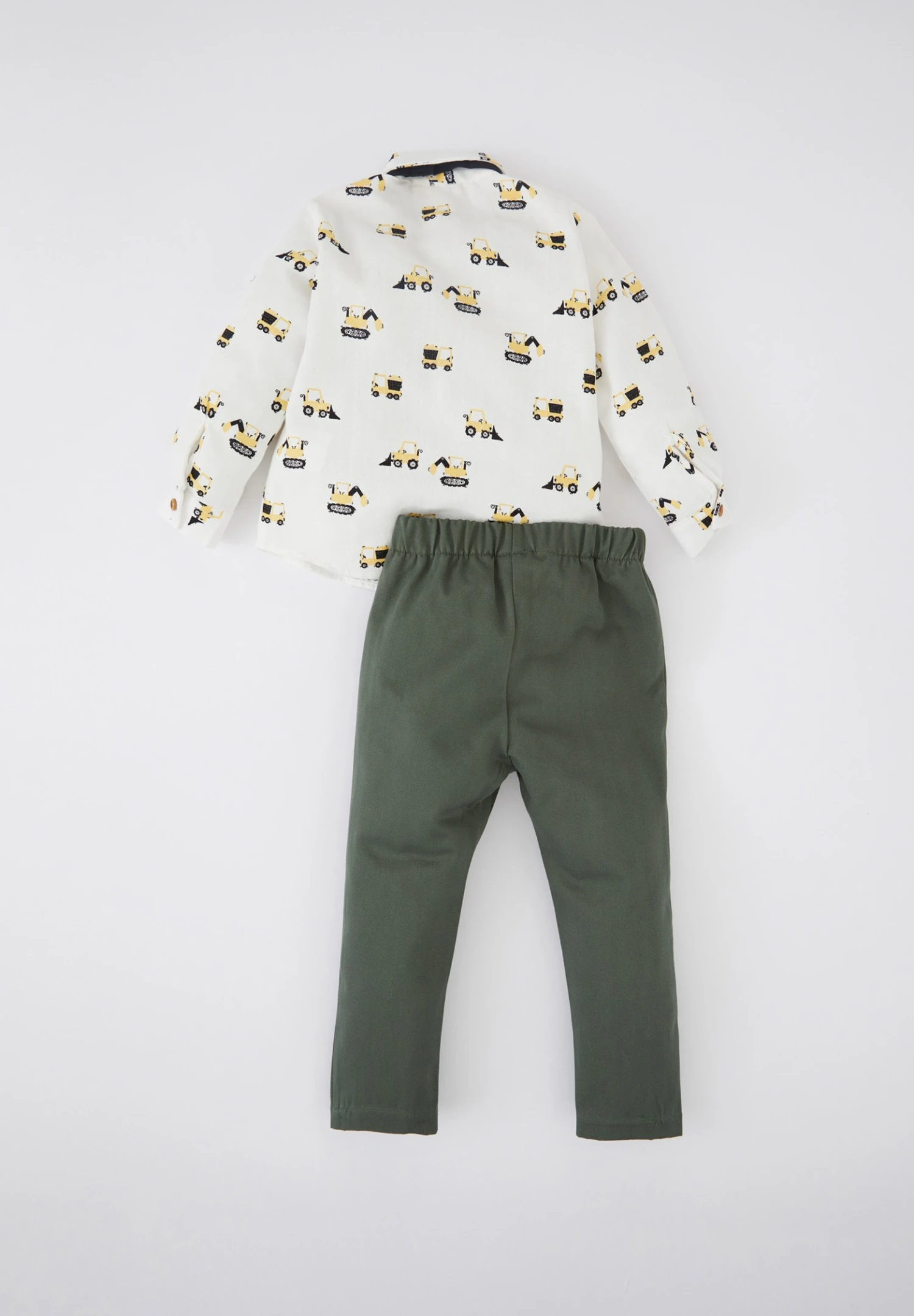 DeFacto Set Regular Fit- Broek - Ecru 4 DeFacto Set Regular Fit- Broek - Ecru - Afbeelding 2