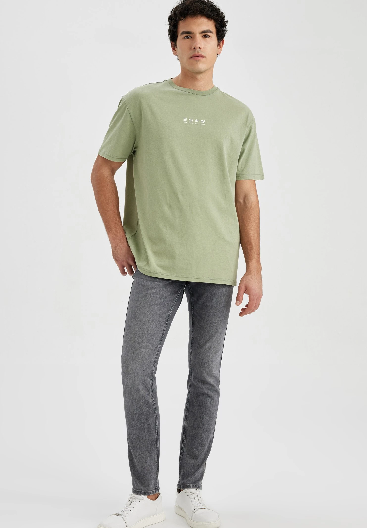 DeFacto Pedro - Slim Fit Jeans - Grey 4 DeFacto Pedro - Slim Fit Jeans - Grey - Afbeelding 2